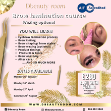 Load image into Gallery viewer, Brow lamination course deposit