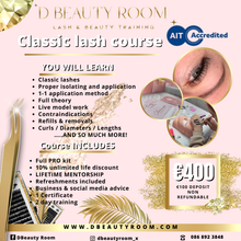 Load image into Gallery viewer, Classic Lash Course Deposit