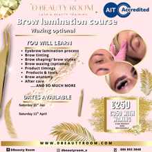 Load image into Gallery viewer, Brow lamination course deposit
