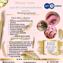 Load image into Gallery viewer, Lash lift &amp; brow lamination course deposit
