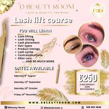 Load image into Gallery viewer, Lash lift course deposit
